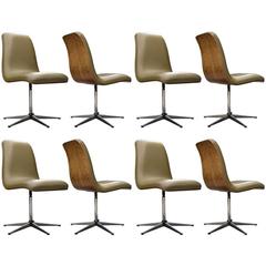 Archie Shine Swivel Dining Chairs