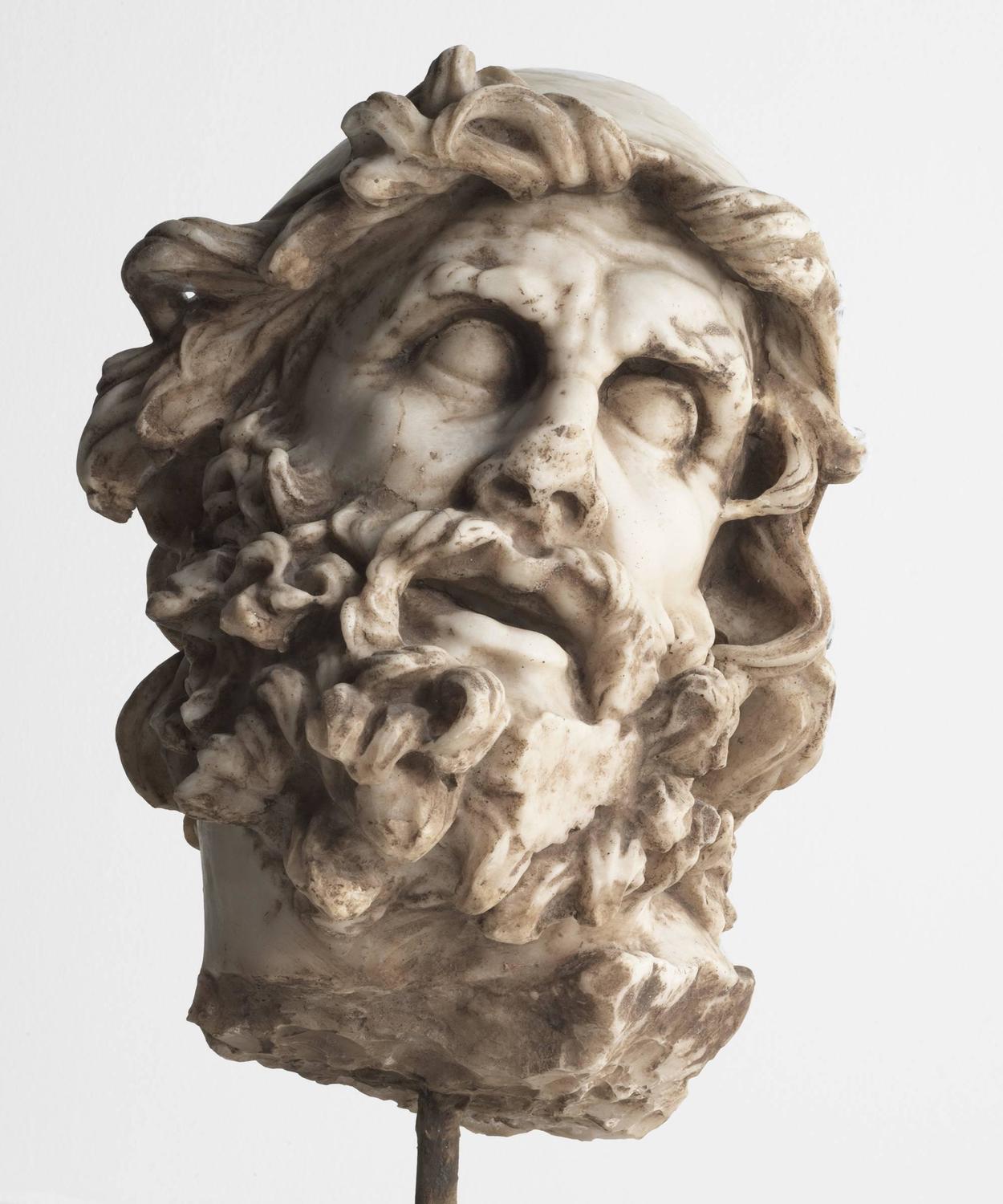 Marble Bust of Bearded Man, circa 1900 For Sale at 1stdibs