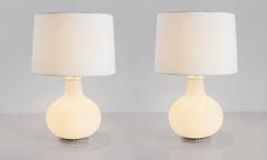 Opaline Glass Table Lamp by Max Ingrand, circa 1954