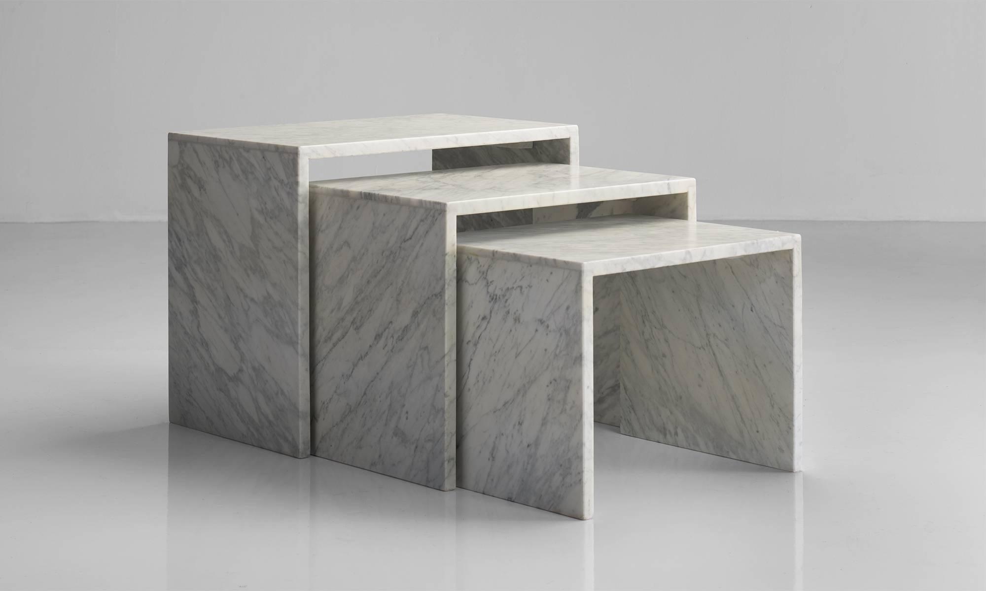 Elegant marble forms with beautiful patina.