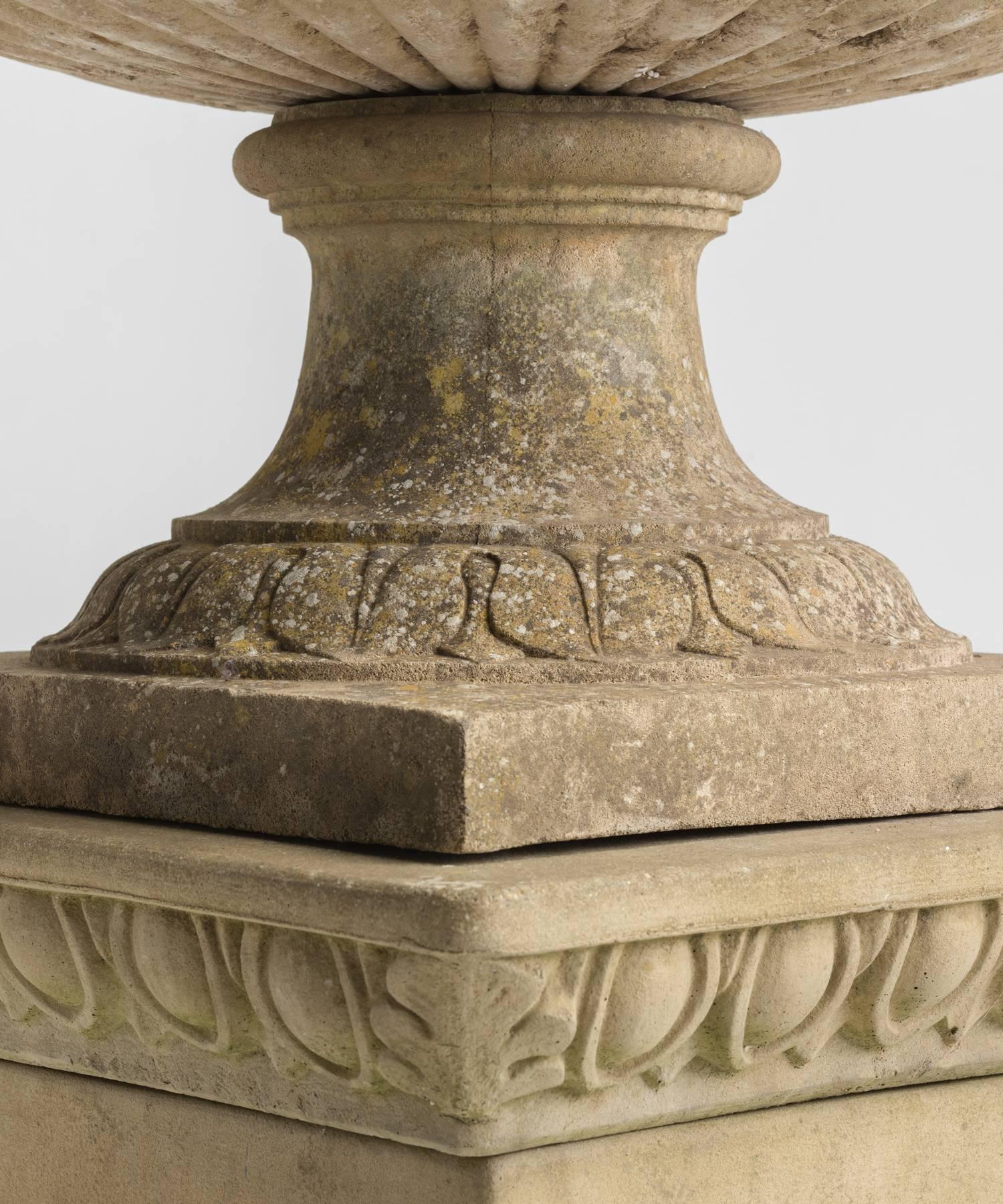 Great Britain (UK) Large Garden Urn with Pedestal