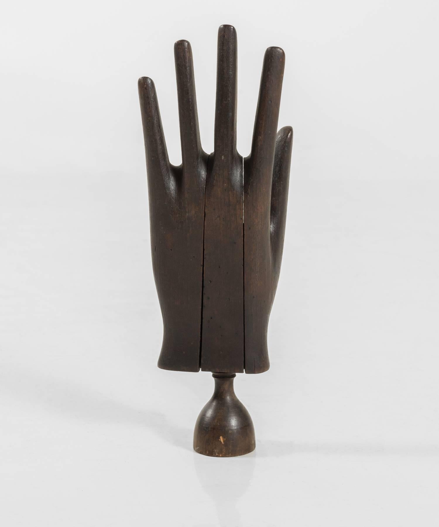 Victorian Wooden Glove Stretcher, circa 1890