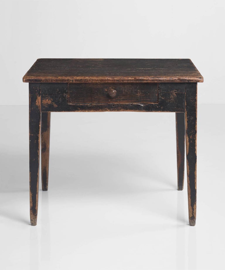 Primitive Side Table with Drawer, circa 1890 at 1stDibs