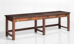 Oak Folio Table, circa 1870