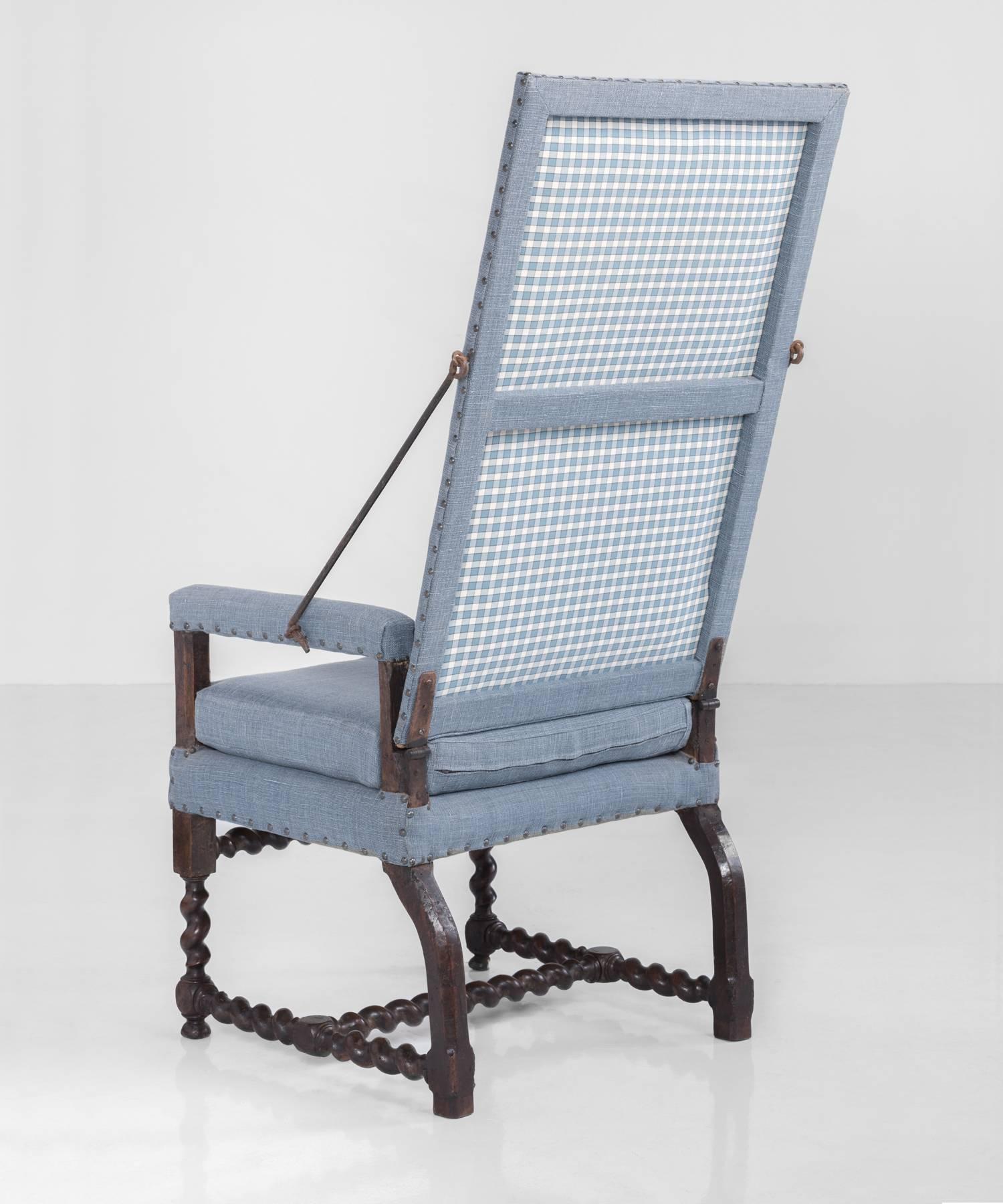 French Primitive Tallback Chair, France, circa 1710