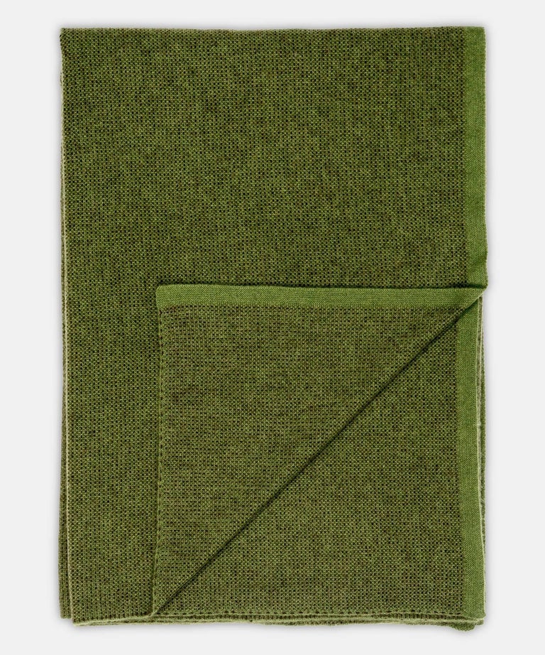 Moss Green Blanket by Saved, New York For Sale at 1stDibs