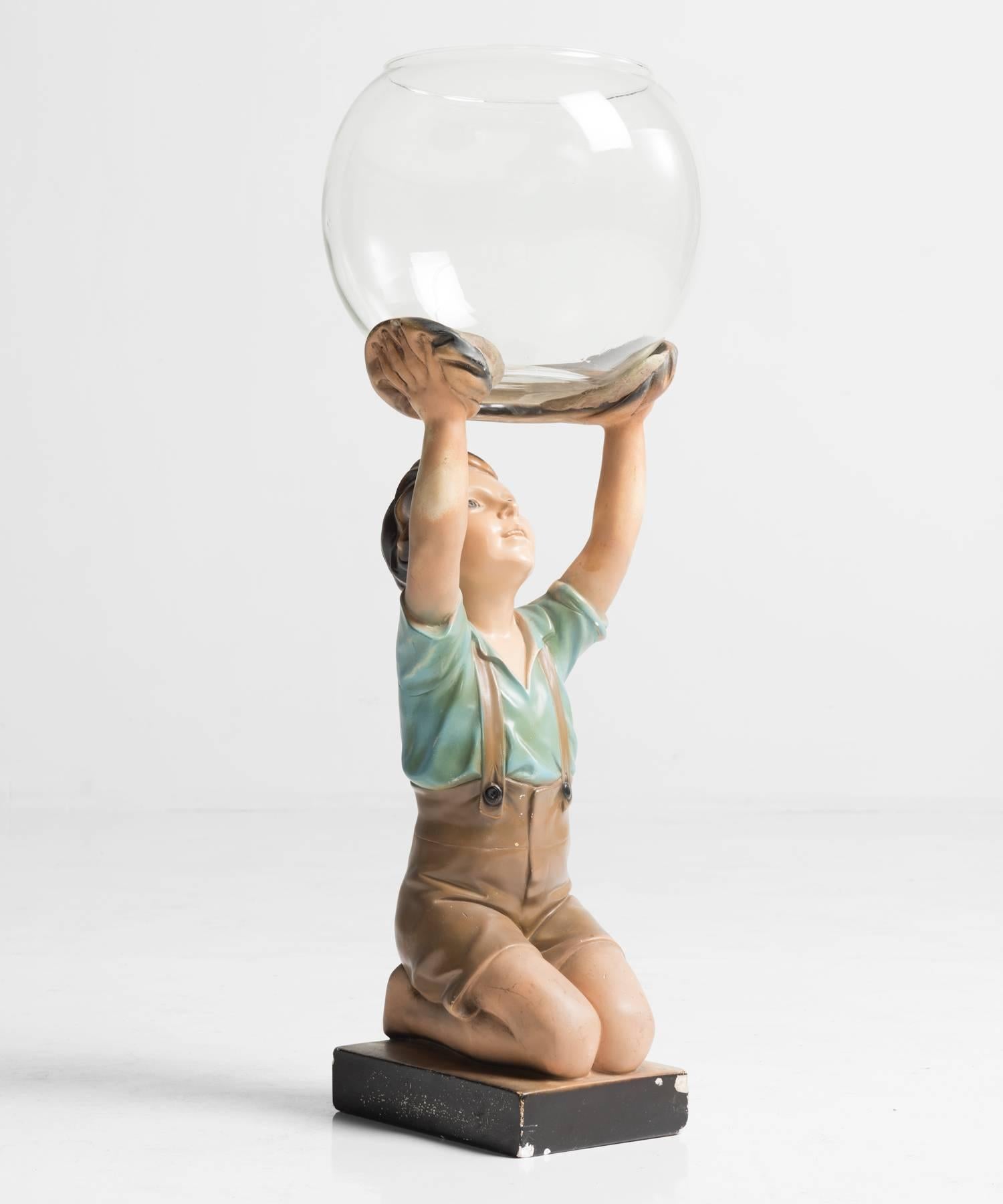 goldfish statue