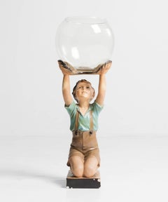 Goldfish Bowl and Statue, circa 1950