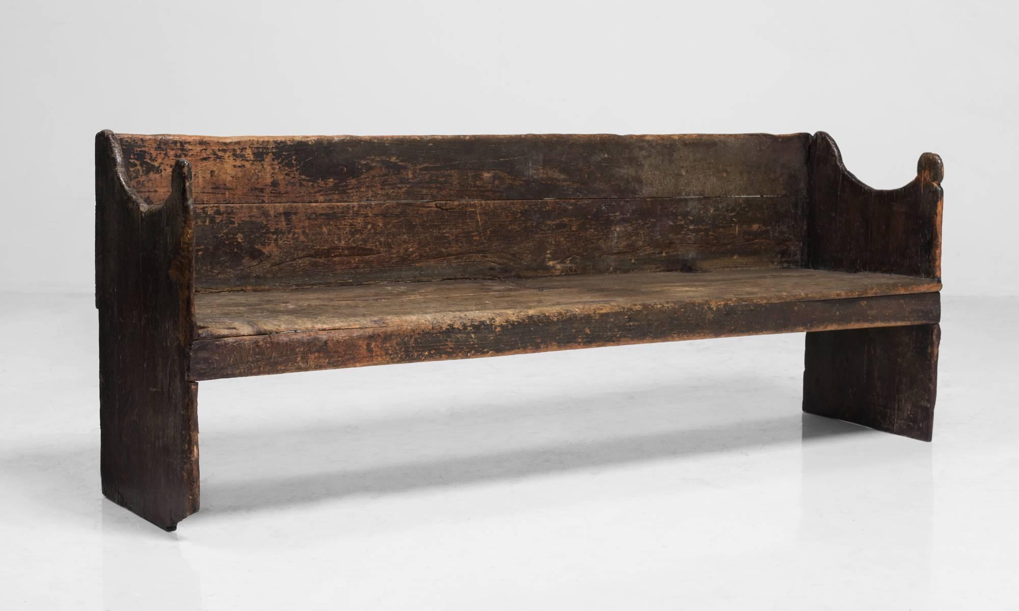 Primitive Catalan Bench, Spain circa 1790.

Primitive form with plank construction and amazing patina.


