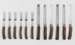 Set of Thornhill Antler Handle Cutlery, circa 1950
