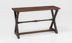 Small Oak Refectory Table, circa 1870