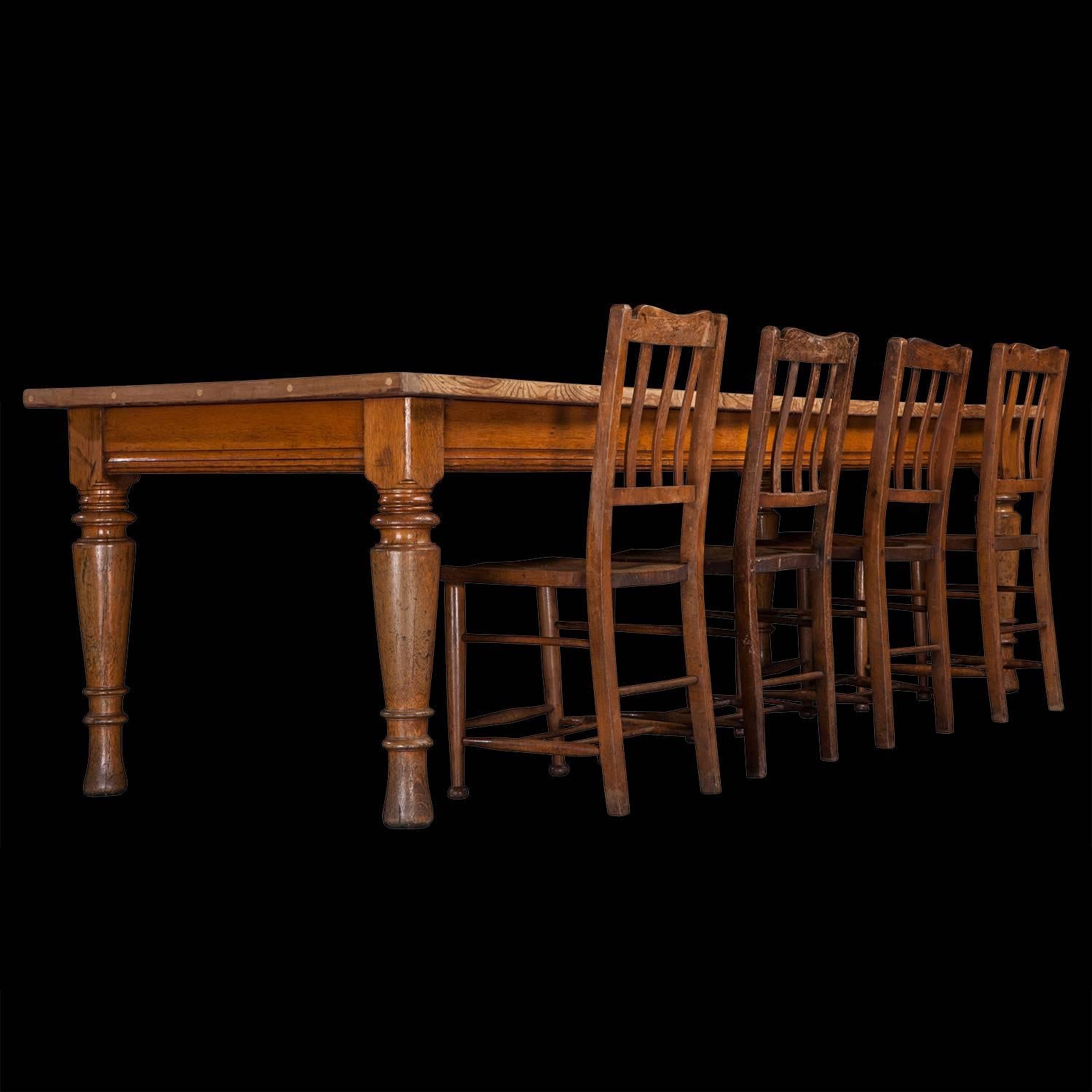 Oak and Pine Dining Table 2
