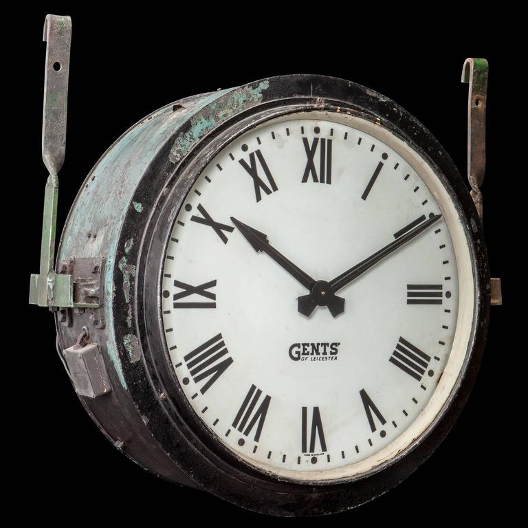 Gents of Leicester Station Clock at 1stDibs