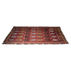 Pattern Motif Kilim, Anatolia, 1950