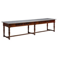 Marble Top Preparation Table, Italy circa 1890