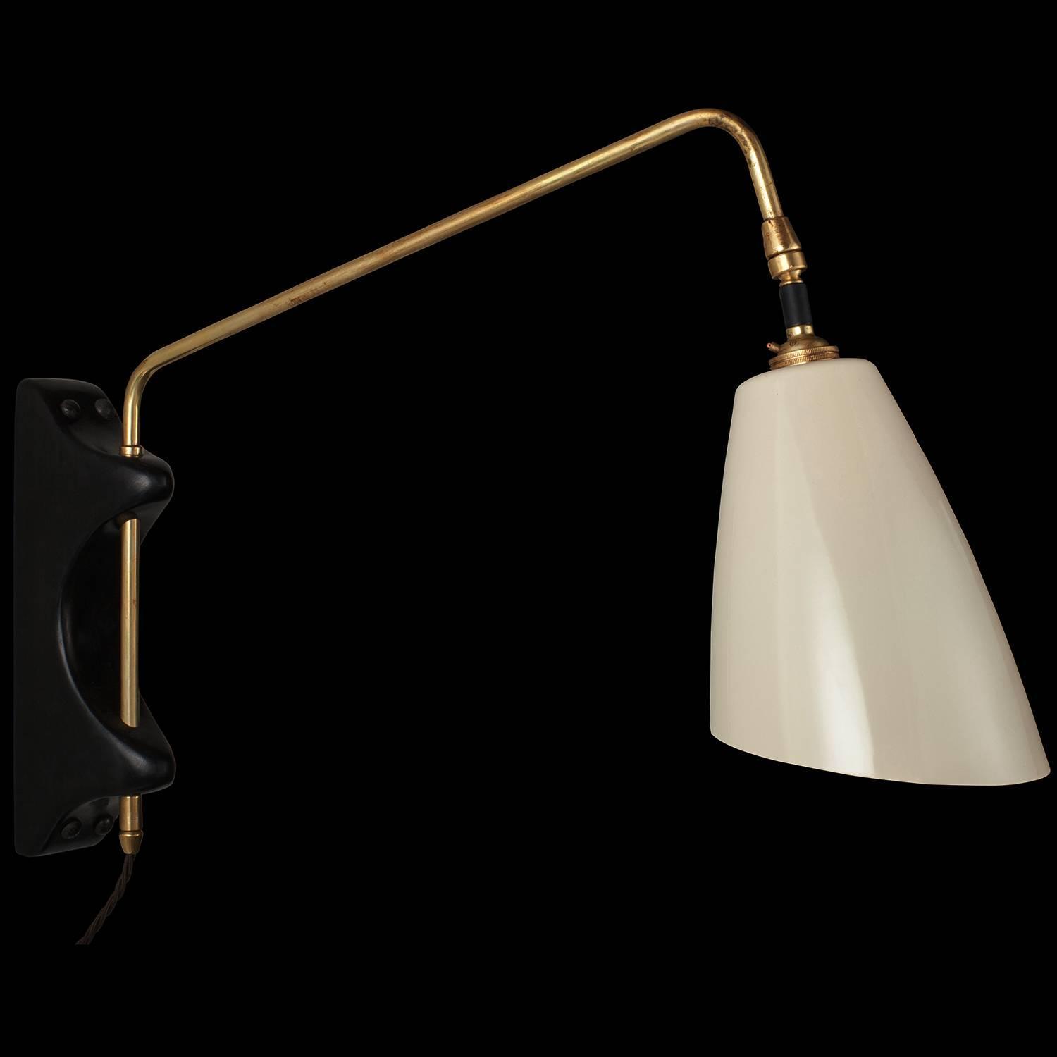 Brass Swing Arm Sconce For Sale at 1stdibs