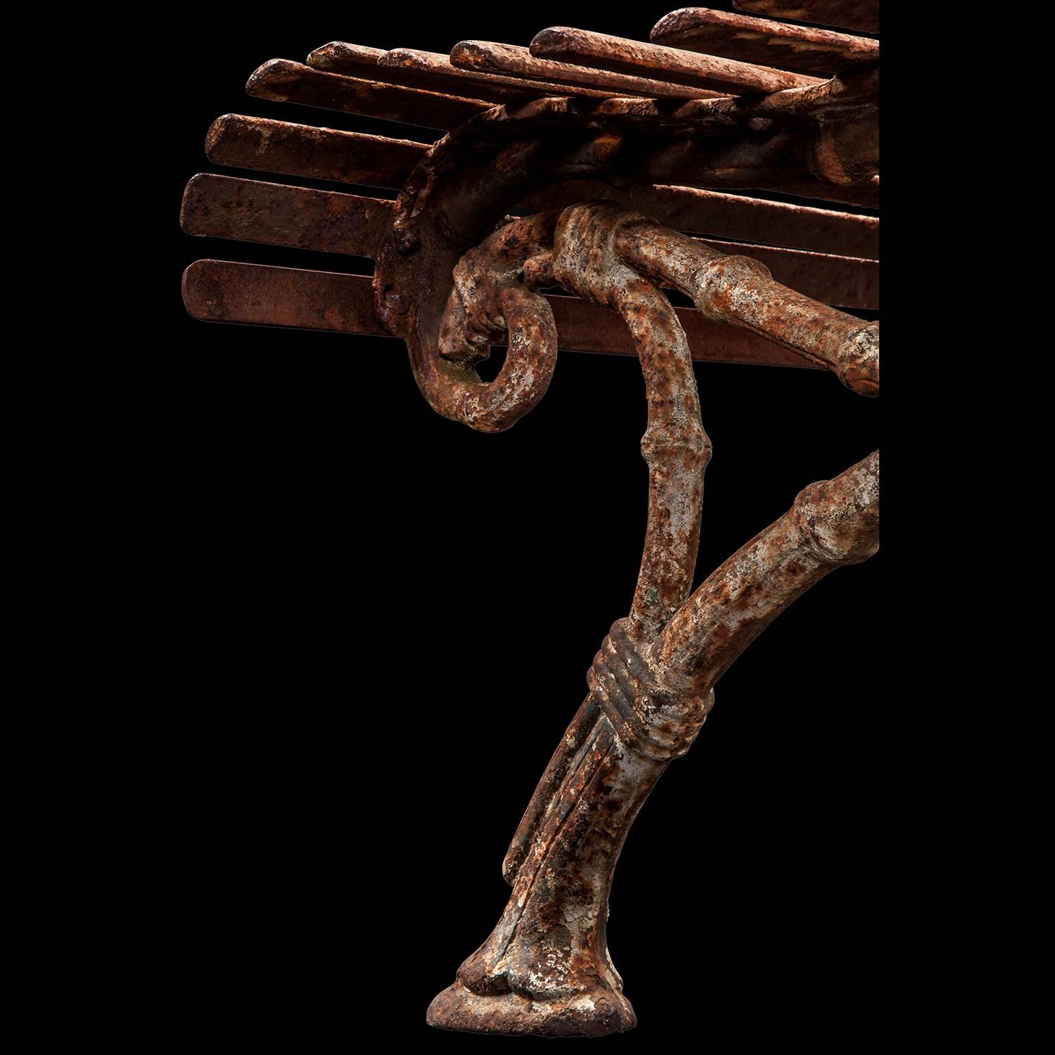 Iron Garden Bench 3