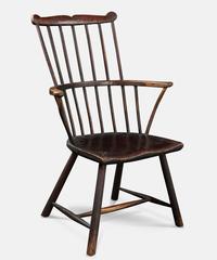 Chaise Windsor à dossier en peigne:: Angleterre:: vers 1800
