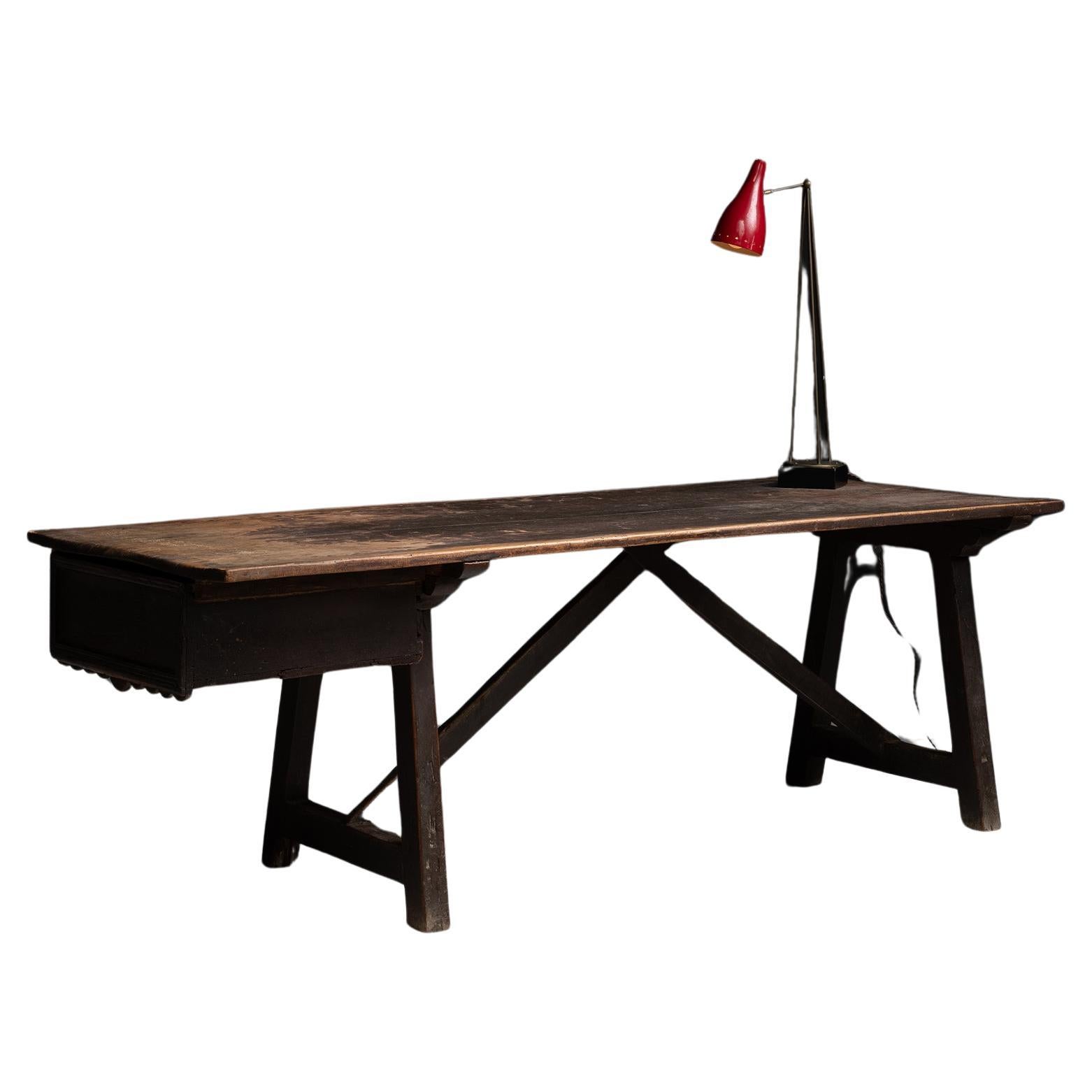 Antique Farm Tables For Sale in California 1stDibs old farm table