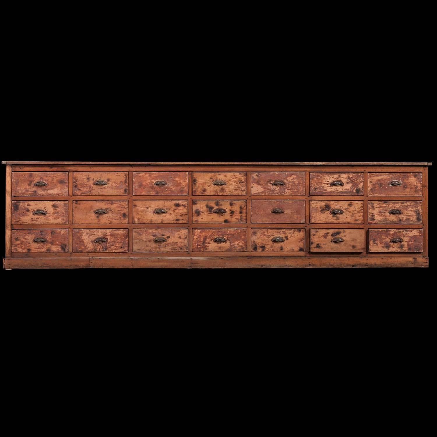 Primitive Massive Chest of Drawers