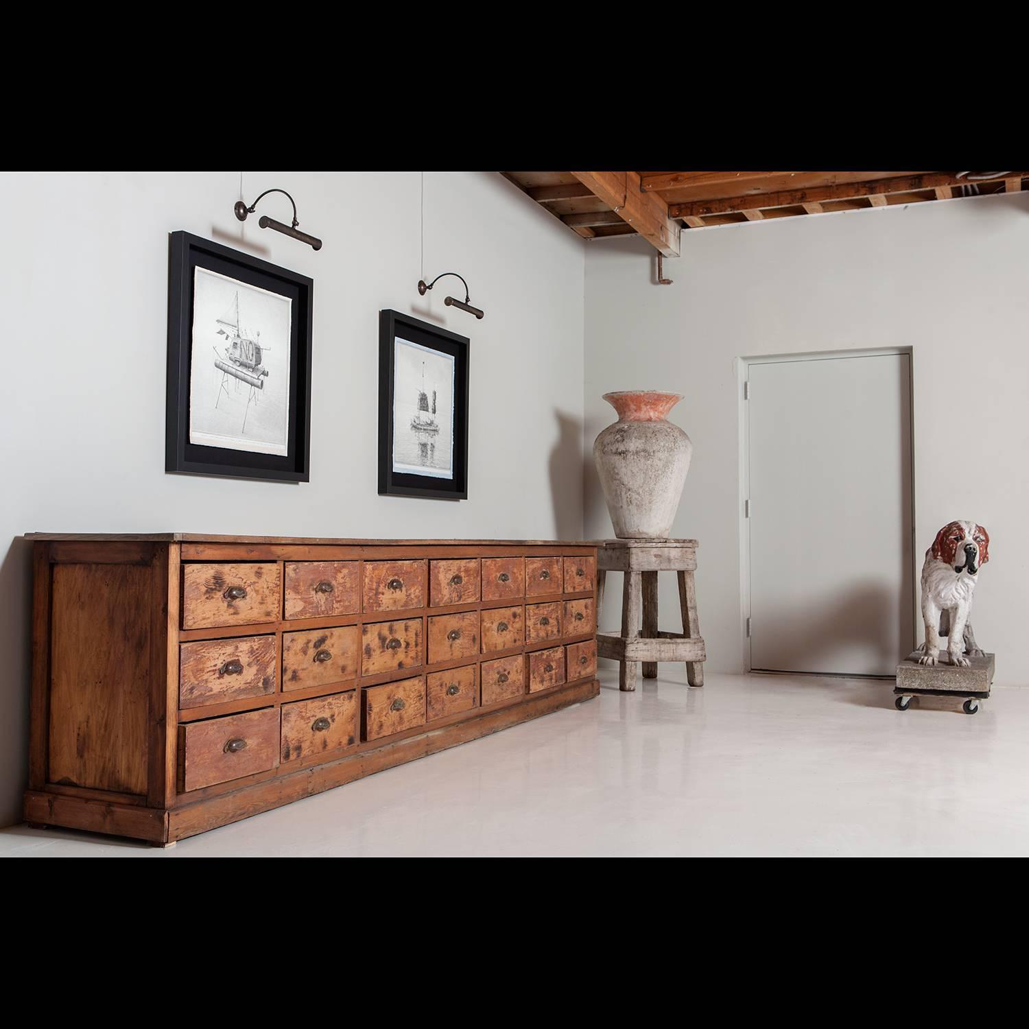 Oak Massive Chest of Drawers