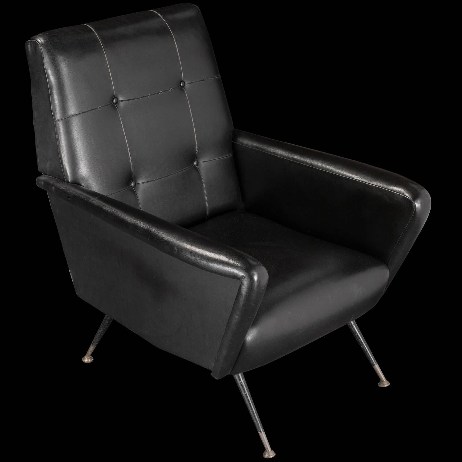 Italian Black Modern Chairs