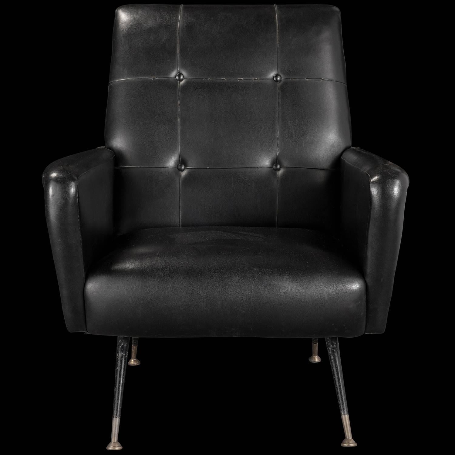 Black Modern Chairs In Good Condition In Culver City, CA