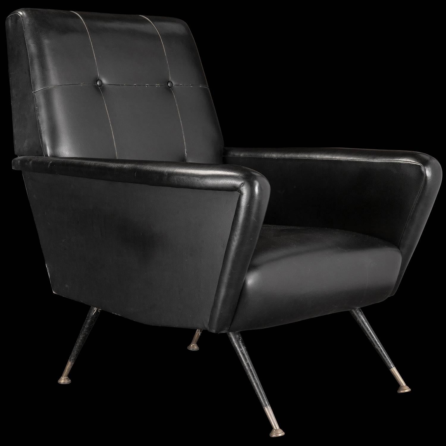 Mid-20th Century Black Modern Chairs