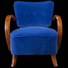 Pair of H-237 Jindrich Halabala Chairs
