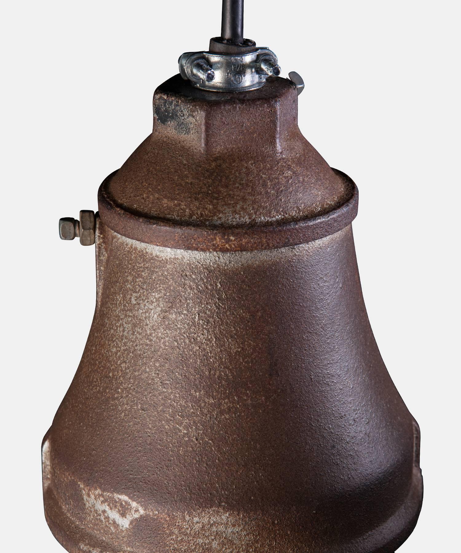 American Mini Oxidized Iron Explosion Proof Industrial Pendant, America, 21st century