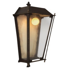 Retro Outdoor Metal Sconce, Made in Italy