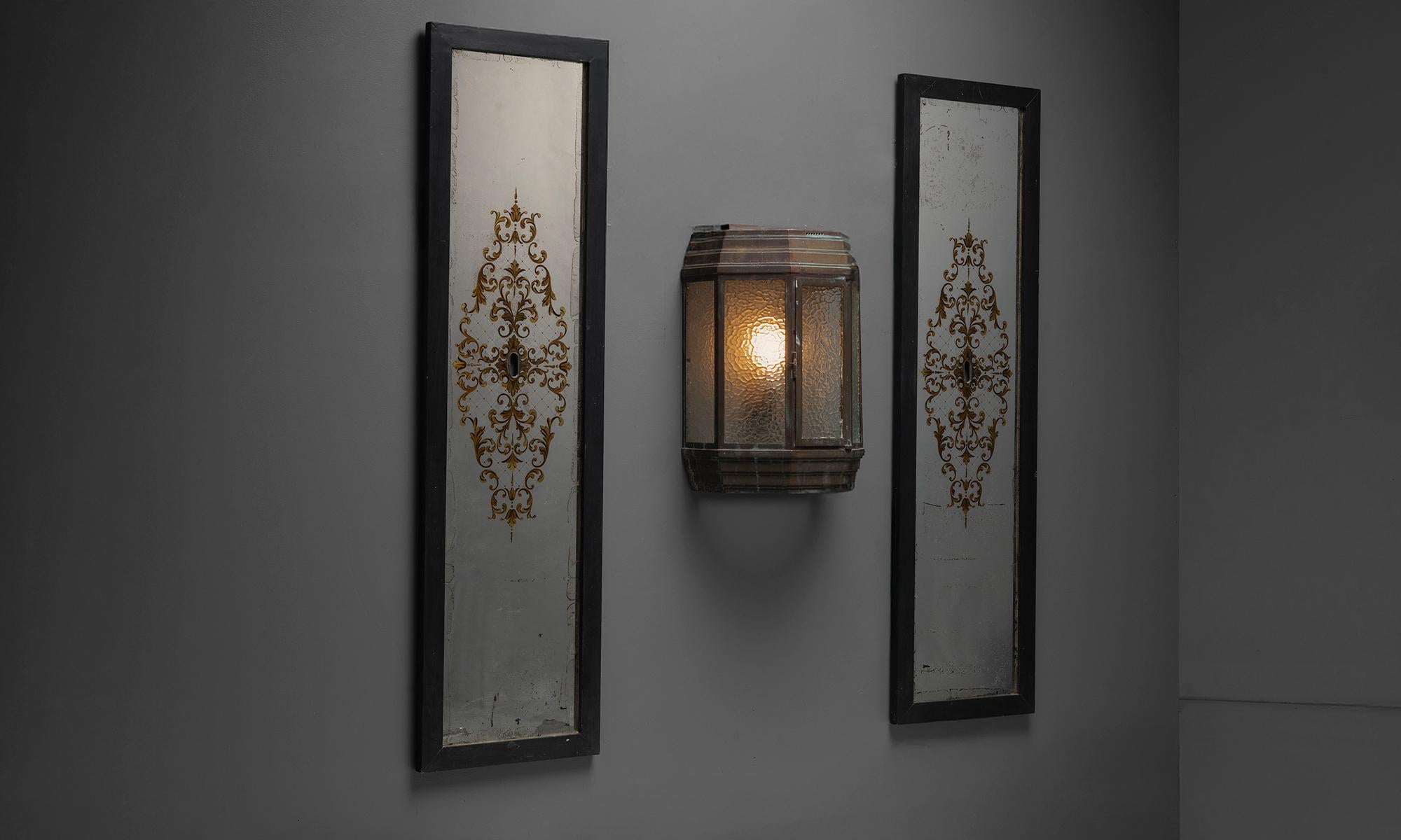 Art Déco Lanterna da parete Deco, Inghilterra, 1920 circa in vendita