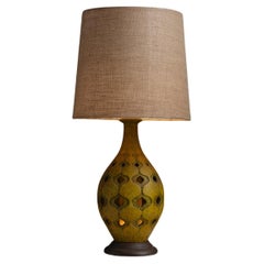 Keramische Lampe, Amerika um 1960