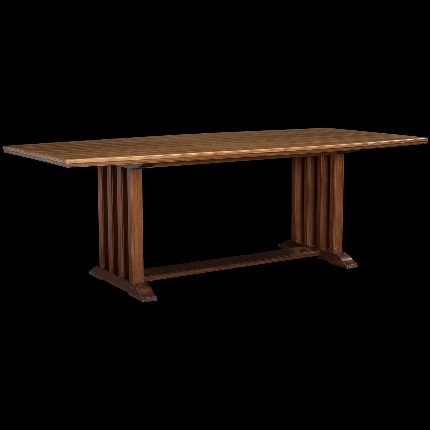 Heals Walnut Dining Table For Sale at 1stdibs