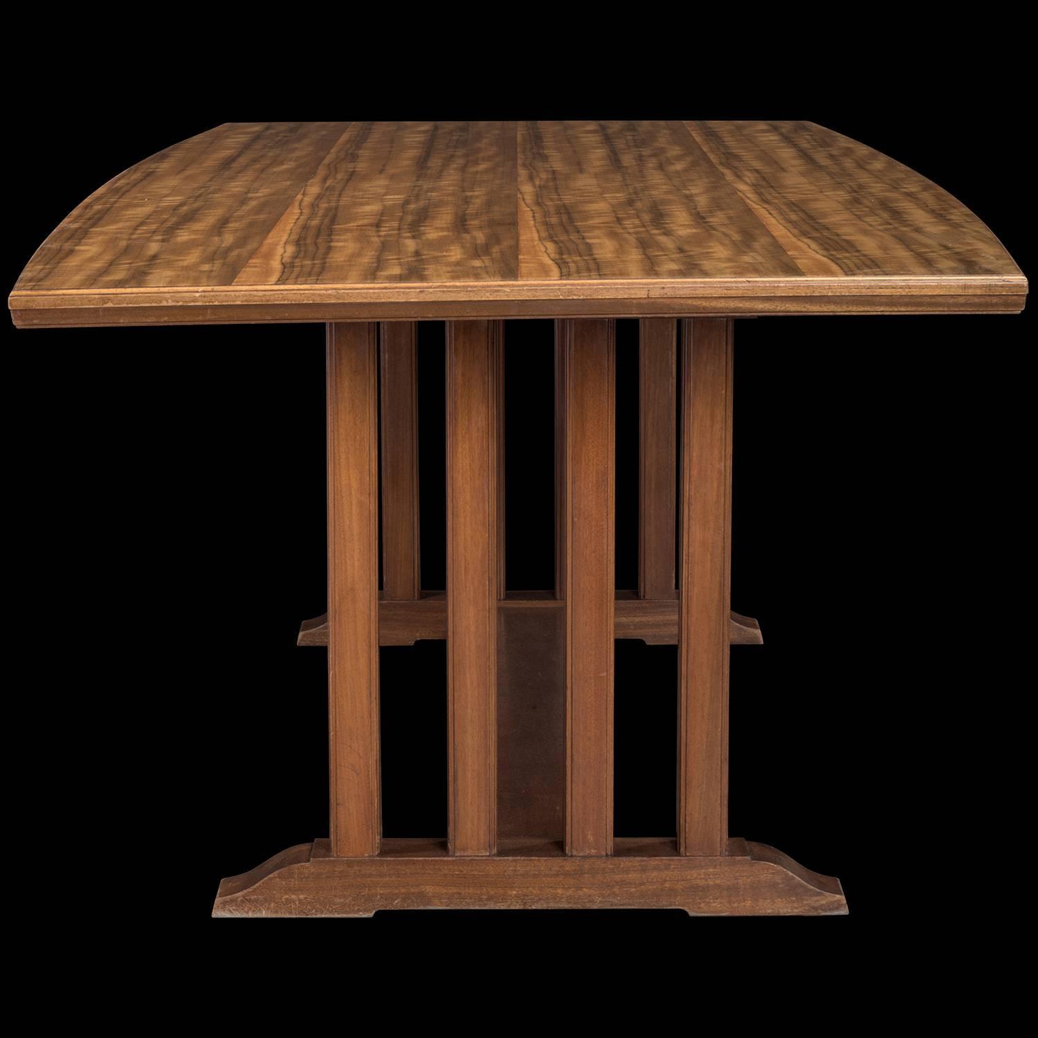 Heals Walnut Dining Table For Sale at 1stdibs