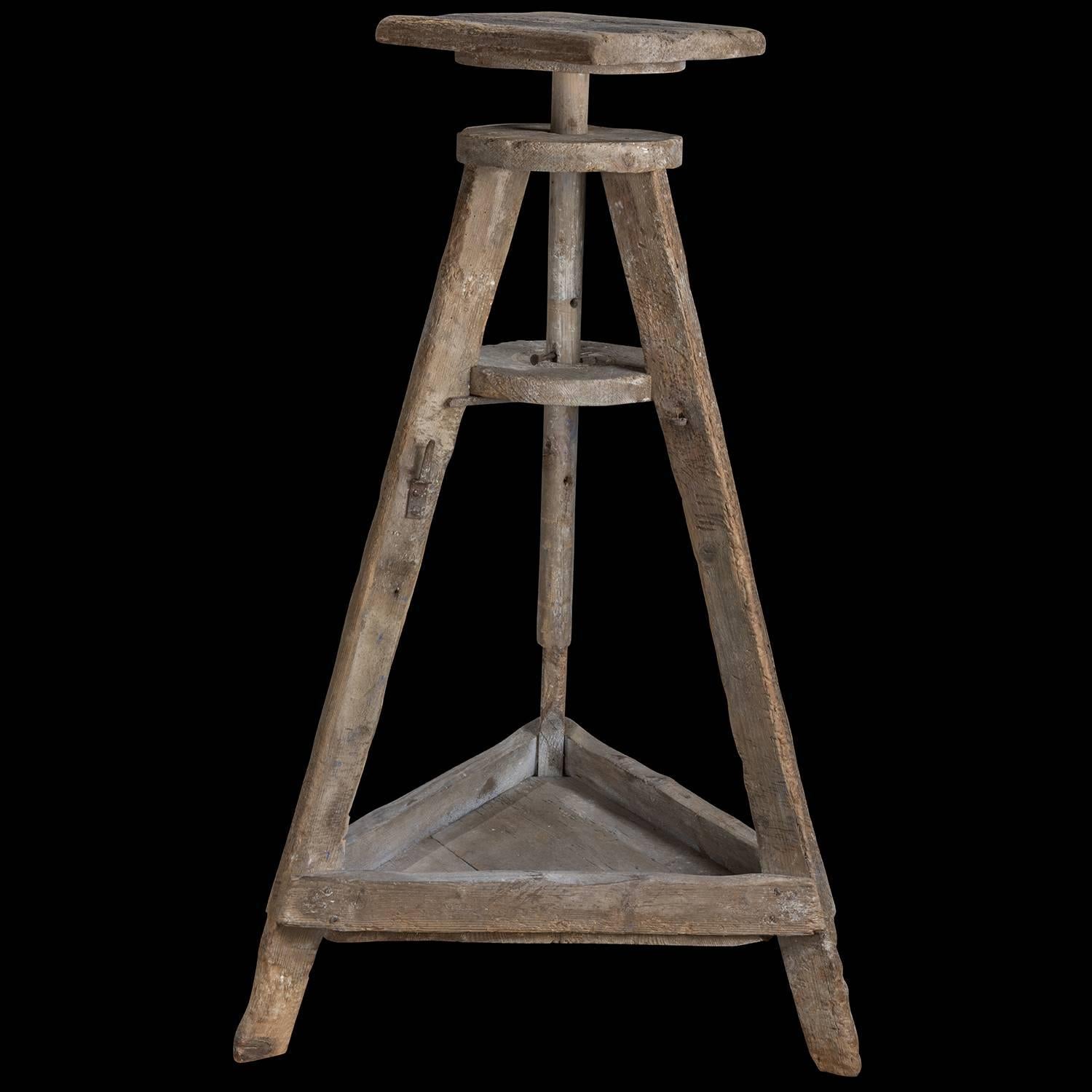 Italian Primitive Sculpture Stand