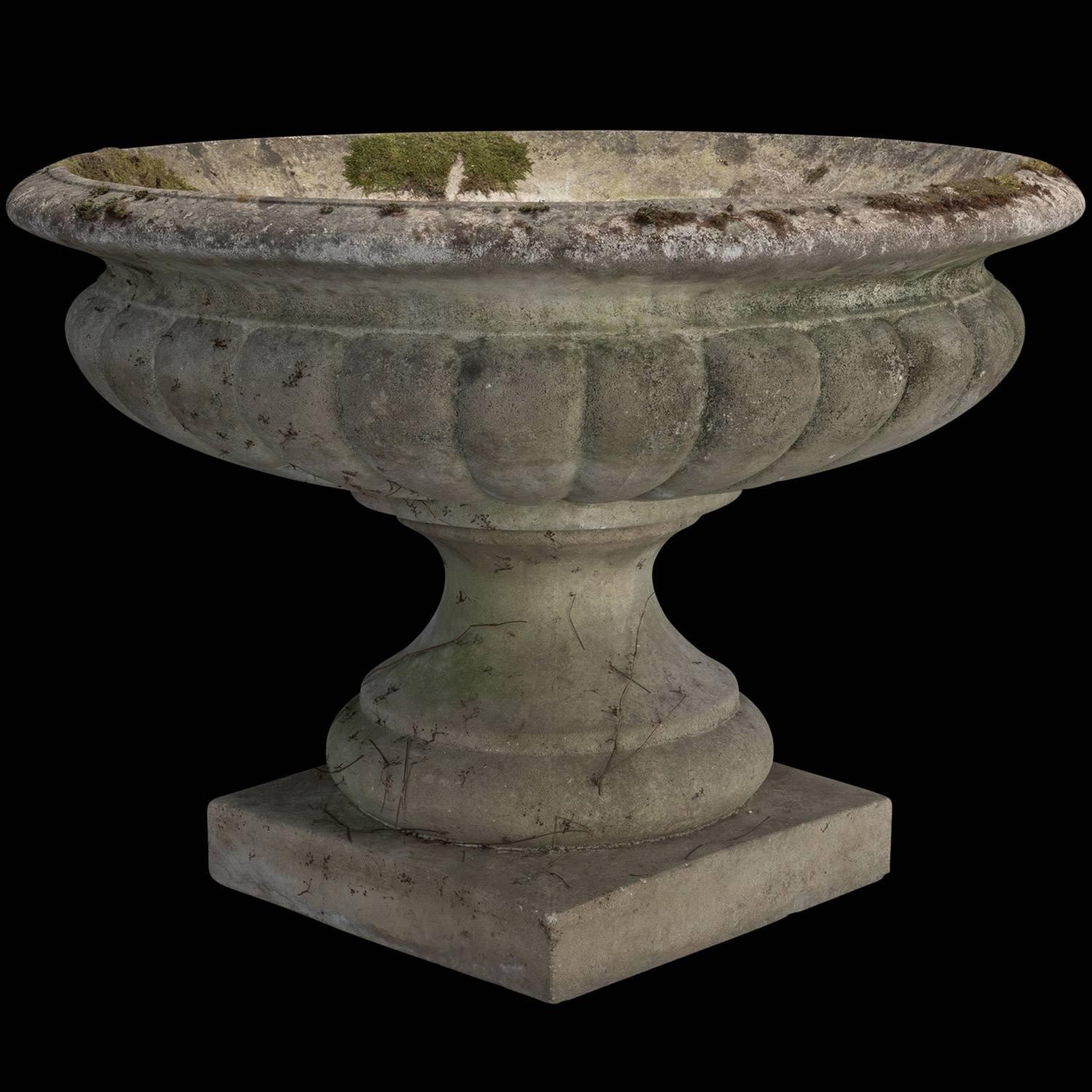 French Giant Concrete Garden Urn