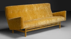 Jens Risom Velvet Sofa, America 1960