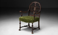 Carved Armchair, England 1890