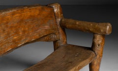 Primitive Garden Bench, England 1950