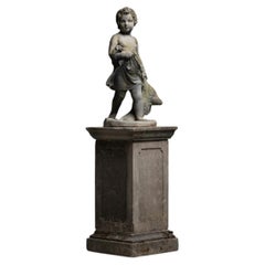 Boy Garden Statue, England 1890