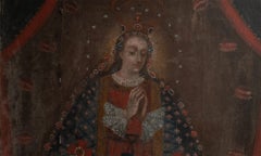 Virgin of the Immaculate Conception Oil Painting, Italy 1750