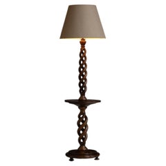 Barley Twist Floor Lamp, France 1900
