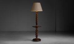 Barley Twist Floor Lamp, France 1900