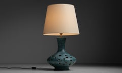 Ceramic Lamp, France 1960
