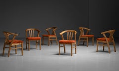 Pine Dining Chairs, England 1980
