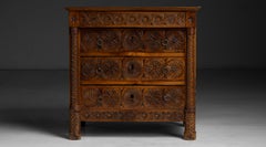 Folk Art Chest of Drawers