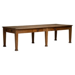 Oak Laboratory Table