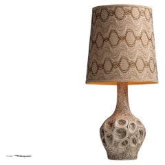 Lampe en céramique brutaliste