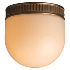 Brass & Opaline Ceiling Mounts, Italy 1940